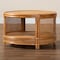 Bali & Pari Louis Modern Bohemian Natural Brown Rattan Coffee Table 239-13590-ZORO - alternate 7
